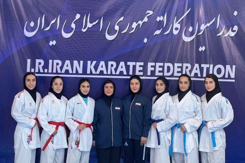رقابت‌های کاراته قهرمانی آسیا؛ کومیته تیمی بانوان ایران سوم آسیا شد