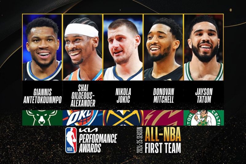 تیم منتخب فصل NBA اعلام شد
