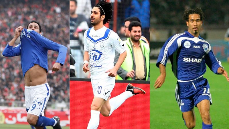 10 گلزن‌ برتر رویارویی استقلال و ملوان؛ آرش، سید جلال، سیاوش، حنیف و بقیه