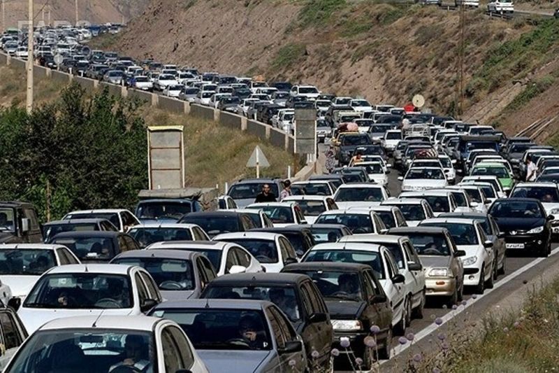 ترافیک نیمه‌سنگین در برخی مقاطع محورهای چالوس و هراز