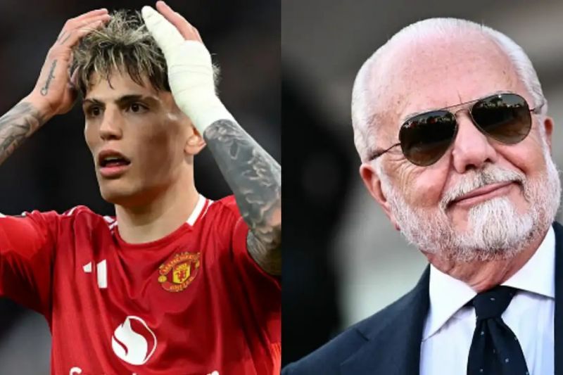 تکذیب اظهارنظر جنجالی رئیس ناپولی راجع به ستاره منچستریونایتد