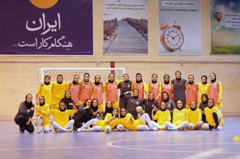 تمرین پرنشاط تیم ملی فوتسال زیر نظر کادر فنی