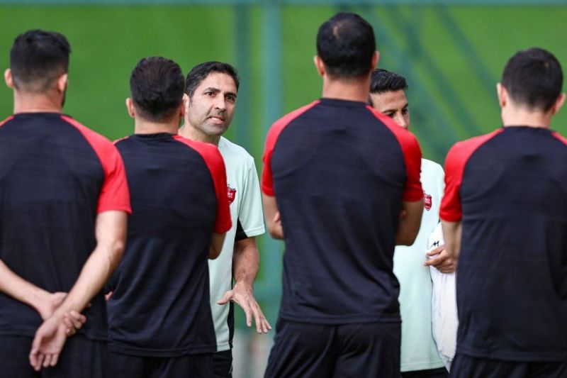 یک جلسه تمرین برای پرسپولیسی‌ها قبل از بازی تدارکاتی
