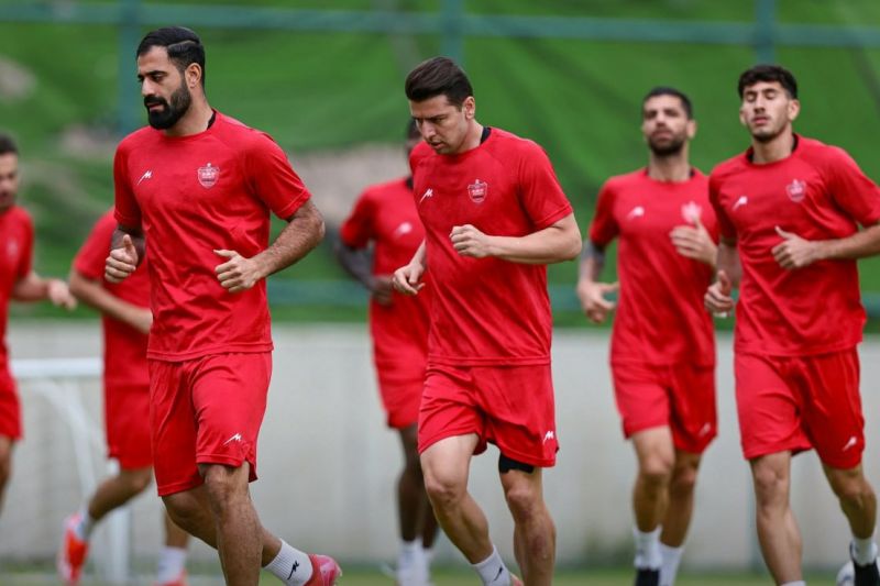 برگزاری تمرین سبک پرسپولیس