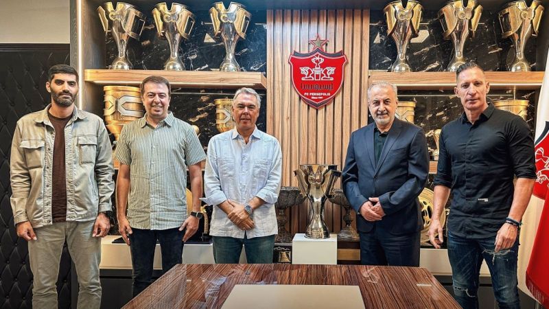 ثبت قرارداد مربی دروازه‌بان‌ها و بدنساز پرسپولیس + عکس