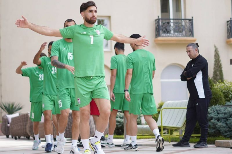 تمرین سبک ملی‌پوشان در روز دیدار برابر ازبکستان