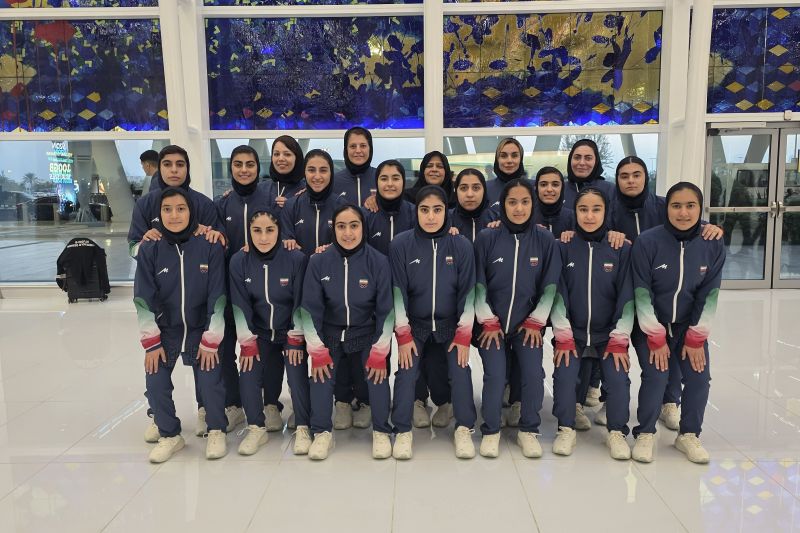 کاروان تیم ملی فوتسال دختران ایران وارد منامه شد