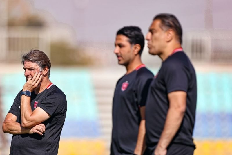 قاب عجیب؛ پیروانی بدون هاشمیان در تمرین پرسپولیس