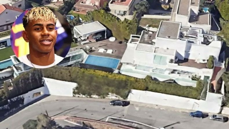 جزییات عمارت مجلل لامین یامال؛ از خانه شکیرا و پیکه تا ستاره بارسلونا