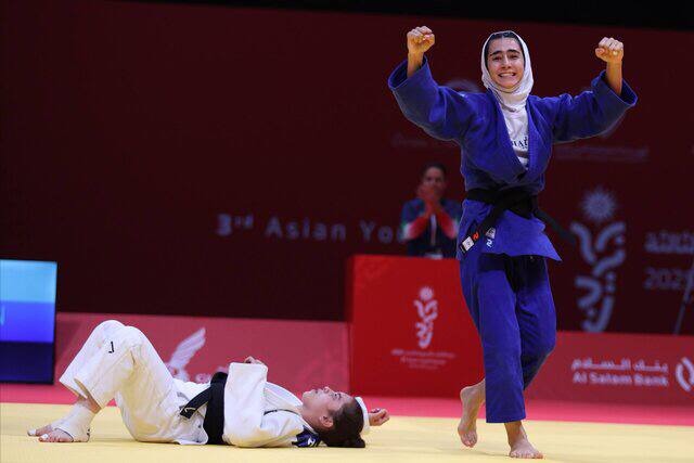 طلای دختر جودوکار ایران در بازی‌های آسیایی جوانان