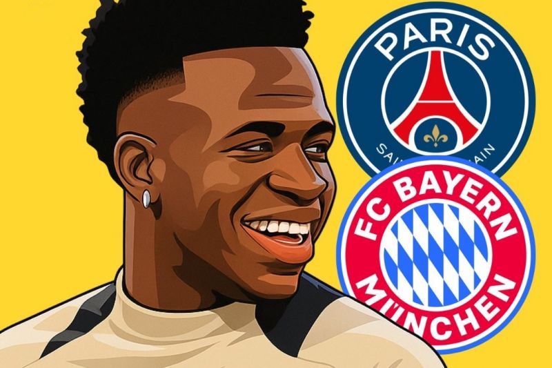 بایرن مونیخ و پاری سن ژرمن در صف مشتریان وینیسیوس