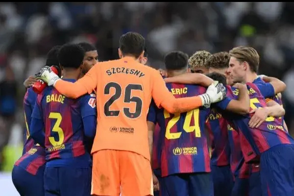 حمایت هواداران بارسلونا از تیمشان برای بازی مقابل چلسی