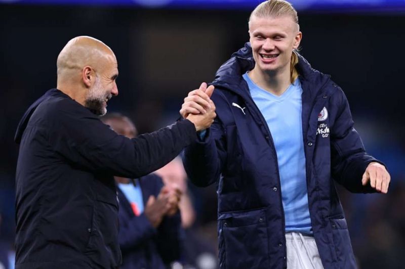 شوخی هالند با تعویض شدنش توسط گواردیولا