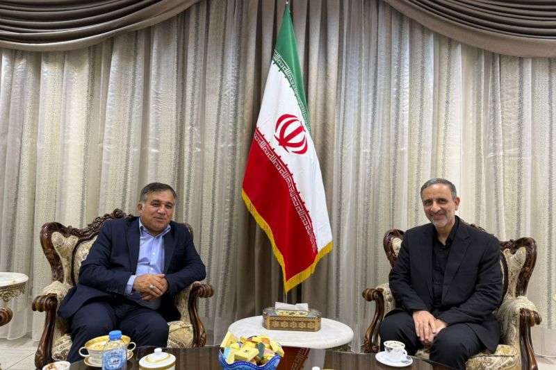 دیدار تاجرنیا با رییس نمایندگی ایران در اردن