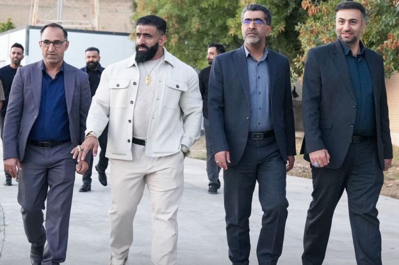 حضور هادی چوپان در تمرین فجرسپاسی