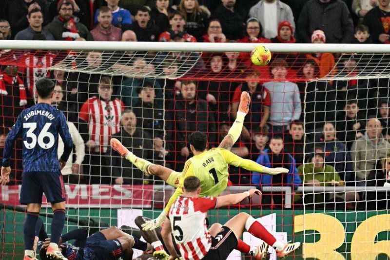 شب ضعیف دروازهبان آرسنال در مقابل ساندرلند