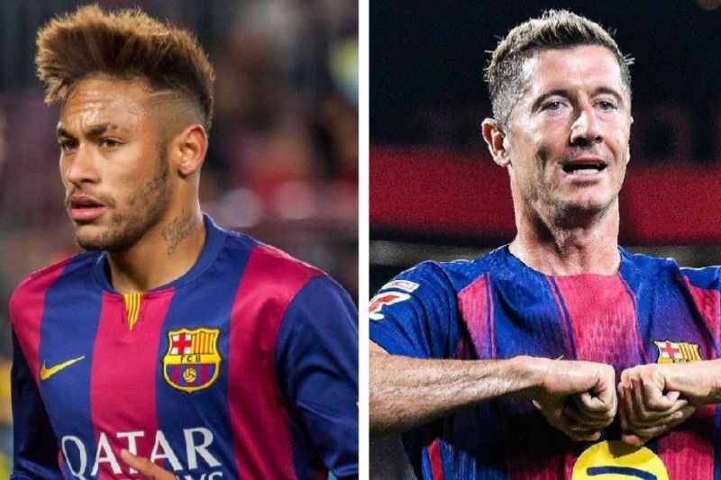 لواندوفسکی از نیمار عبور کرد