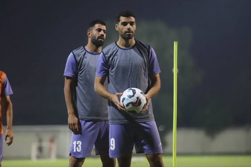 تمرین تیم ملی ایران با لژیونرها در العین