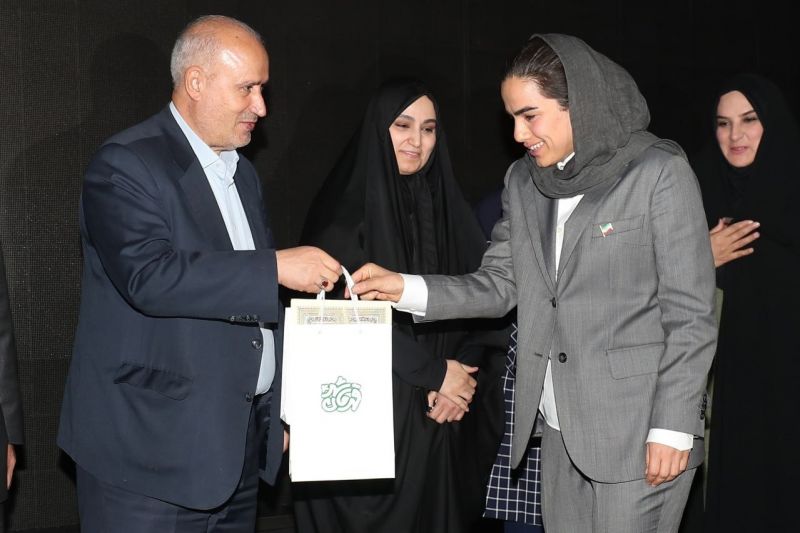 مراسم بدرقه تیم ملی فوتسال بانوان ایران پیش از اعزام به جام جهانی فیلیپین برگزار شد