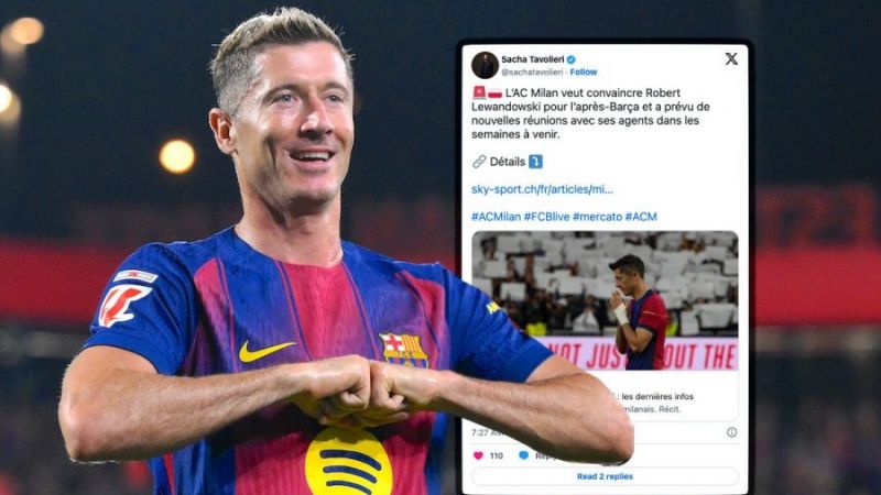 حضور زلاتان در بارسلونا برای متقاعد کردن لواندوفسکی