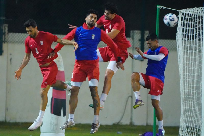 ٩٠ دقیقه تمرین جدی و بانشاط تیم ملی در العین