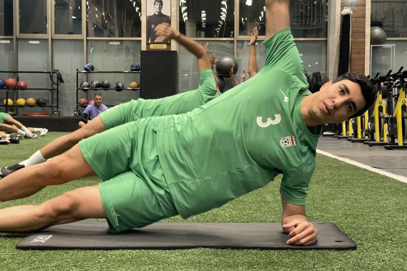 گزارش تصویری: تصاویر اولین تمرین ساحلی بازان