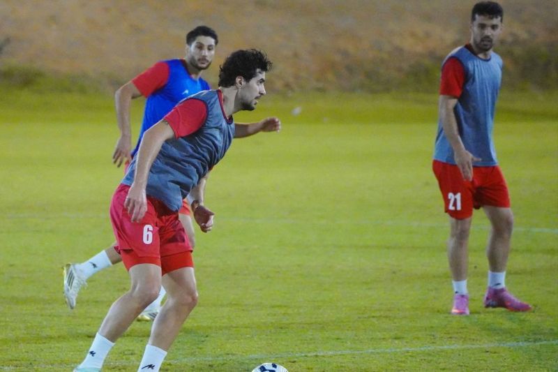 تمرین شاداب تاکتیکی تیم ملی در العین/ محبی جایگزین محبی شد