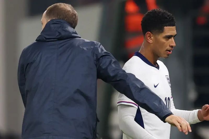 واکنش توخل نسبت به عصبانیت بلینگام در هنگام تعویض