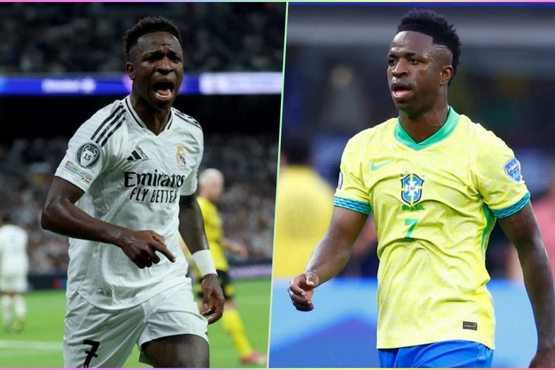 وینیسیوس در رئال مادرید بهتر از تیم ملی برزیل بازی میکند