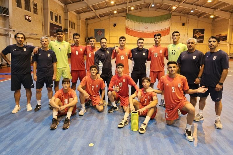 گزارش تصویری/ تمرین تیم ملی نوجوانان پیش از سفر به هند