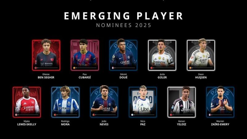 معرفی نامزدهای بهترین بازیکن جوان سال ۲۰۲۵ از نگاه گلوب ساکر