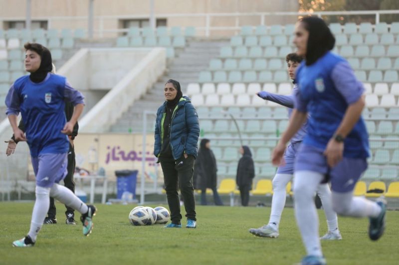 تقویت مهارت های فردی در تمرین عصرگاهی امروز‌‌ تیم‌ملی فوتبال بانوان