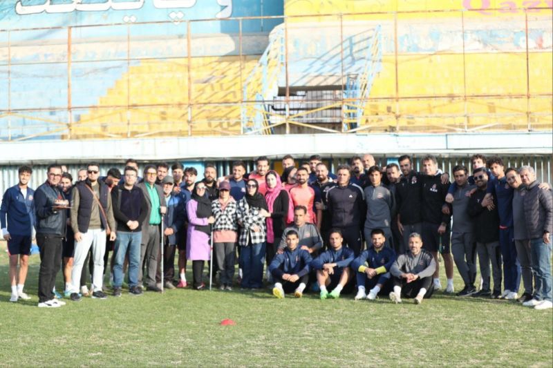 پیام خاص روشندلان با حضور غافلگیرکننده در تمرین شمس آذر