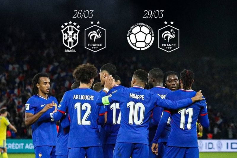 دوئل بزرگ فرانسه در آمریکا مقابل تیم ملی فوتبال برزیل و کلمبیا
