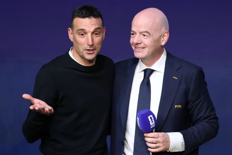 عذرخواهی علنی ایفانتینو از لیونل اسکالونی