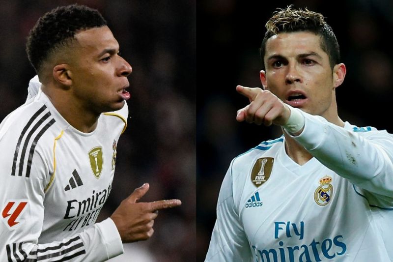 امباپه به رکورد رونالدو میرسد اما به خود او نه!