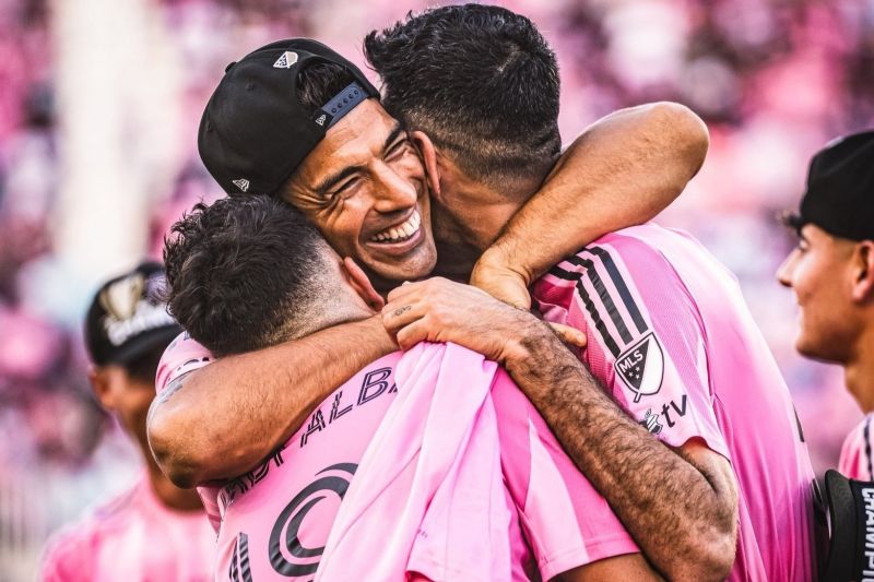 لوئیس سوارز یک فصل دیگر کنار مسی در اینترمیامی