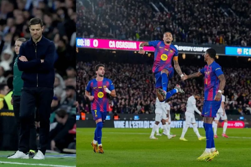 کنایه هواداران بارسلونا به ژابی آلونسو در شب پیروزی مقابل اوساسونا