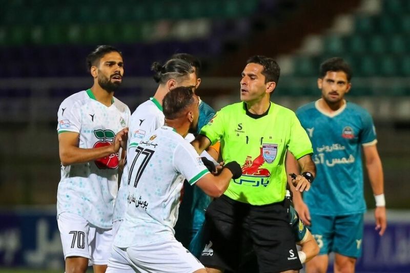 اعلام داور دیدار ذوب آهن و شمس آذر قزوین