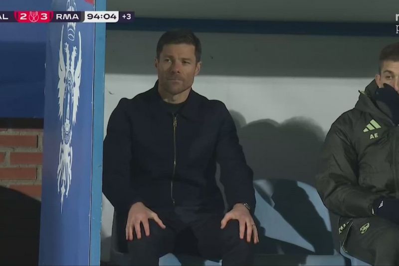 استرس بالایی که ژابی آلونسو در بازی مقابل تیم ناشناخته داشت