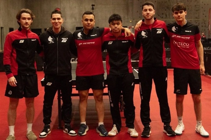 پیروزی هدایی در روز برتری لیل در تنیس روی میز کاپ اروپا