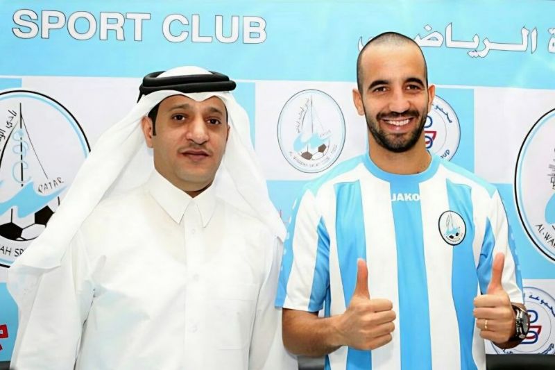 عکس؛ وقتی مربی اخراجی منچستریونایتد در قطر بازی میکرد