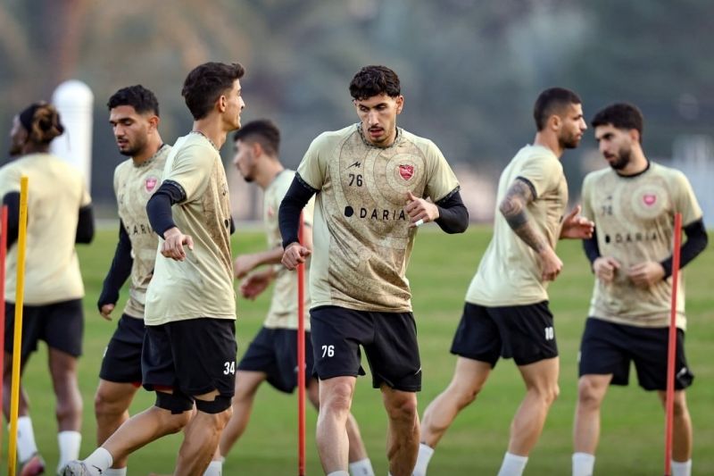 تمرین شاداب پرسپولیس با مرور برنامههای تاکتیکی