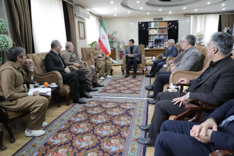 دیدار رییس فدراسیون فوتبال با استاندار کردستان