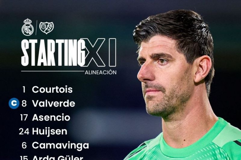 ترکیب رئال مادرید مقابل رایو وایکانو؛ فقط یک تغییر نسبت به بازی با بنفیکا