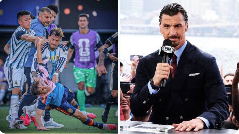 زلاتان ابراهیموویچ: اگر من بودم با سر به صورت پاردس میزدم!