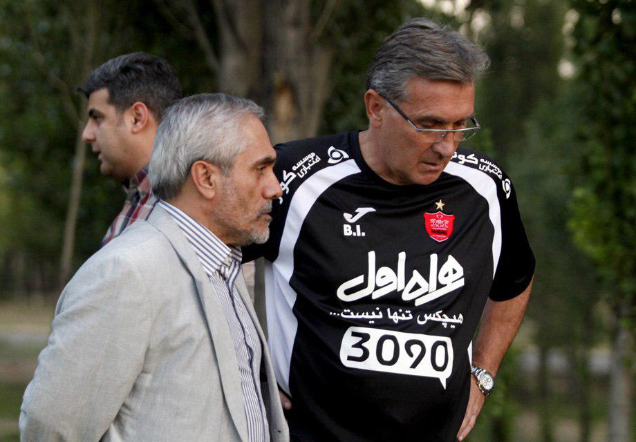 طاهری امروز به استادیوم میآید