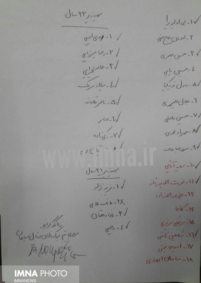 تفاوتهای لیست کرانچار و لیستی که تهیه شد (عکس)