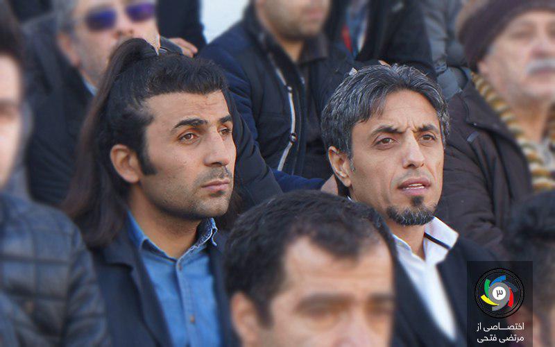 رسول خطیبی و مسی فوتبال نابینا در یادگار (عکس)