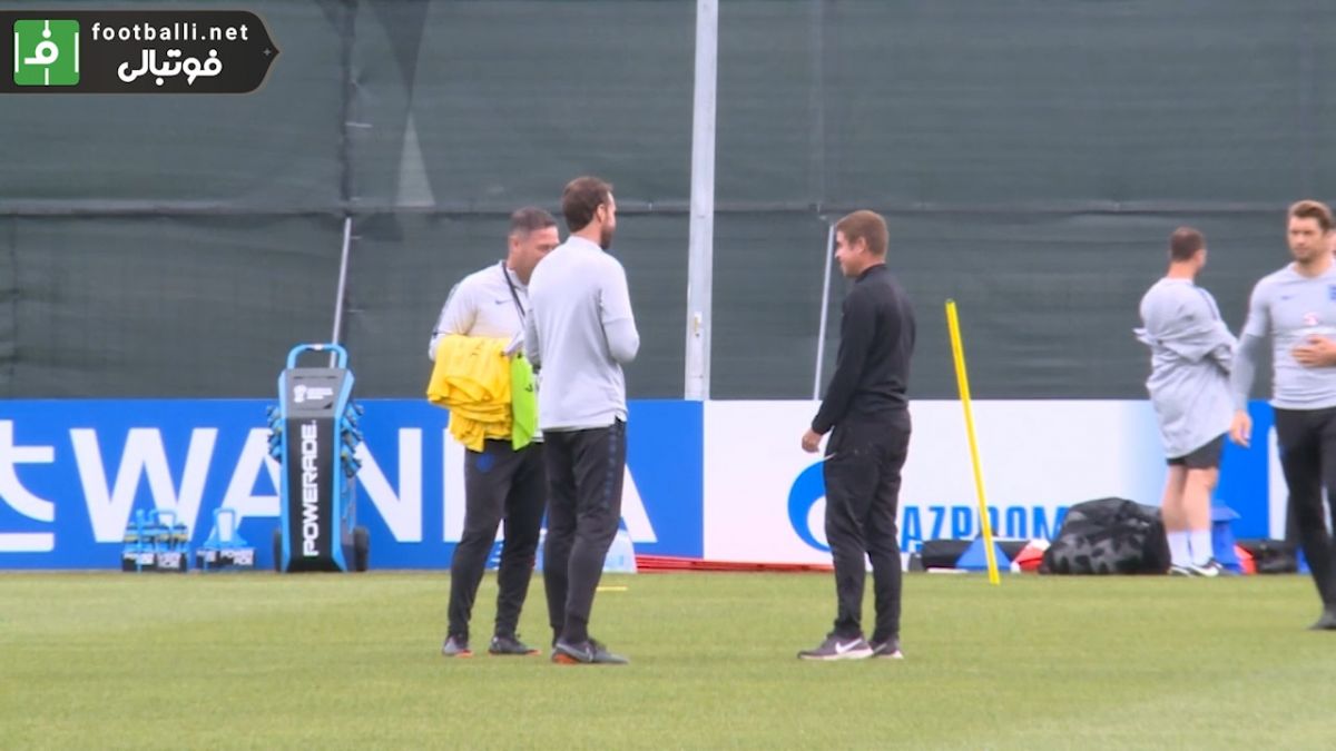 تمرین تیم ملی انگیس با حضور گرت ساوت گیت